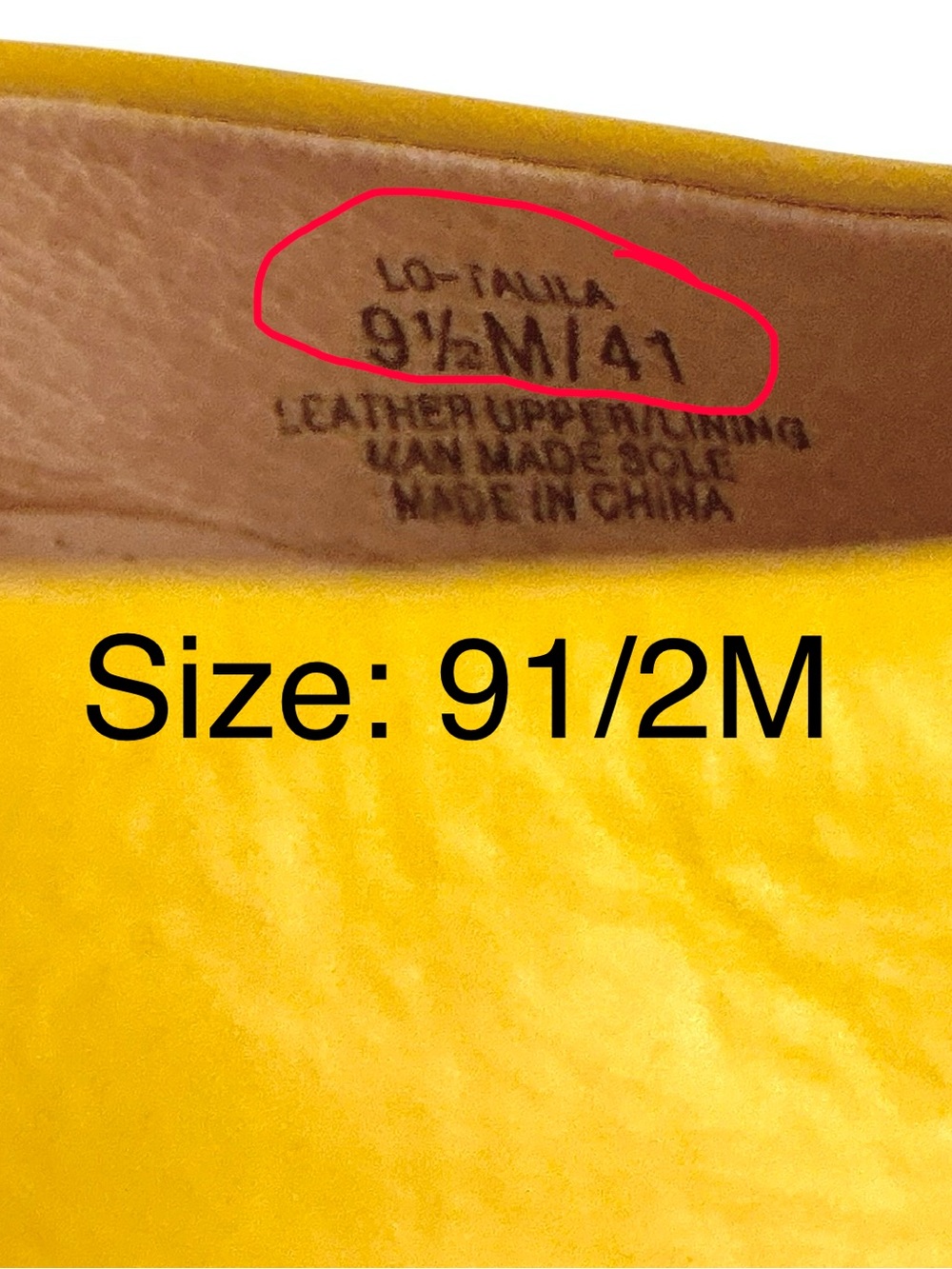 Louise et Cie Talia Yellow Leather Mule Snakeskin Heels Sexy Slip-ons Size-9.5 - Picture 15 of 15